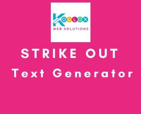 Strike Out Text